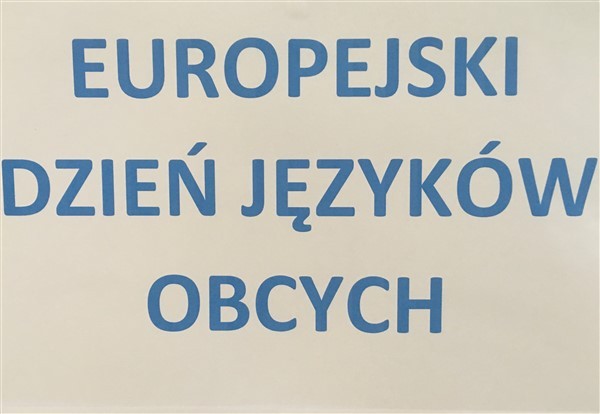 Europejski Dzień Języków Obcych Społeczna Szkoła Podstawowa w Chorzowie